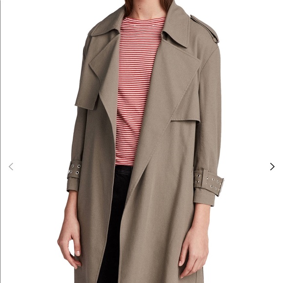 All Saints Jackets & Blazers - All Saints Kay Lightweight Mac Coat